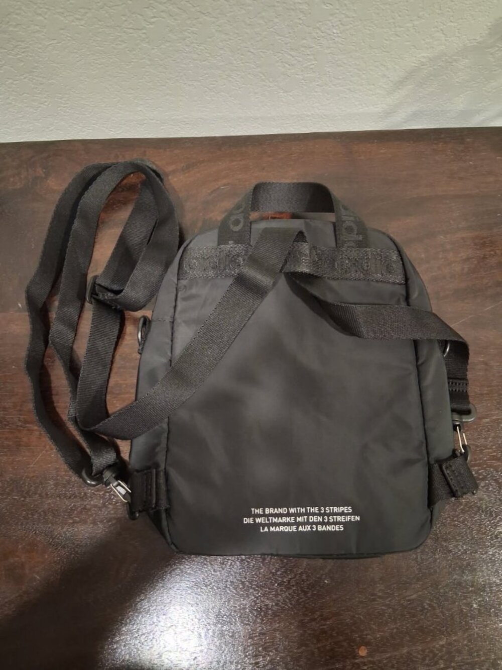 Adidas Mini Backpack, Black, Excellent Condition - Picture 3 of 3